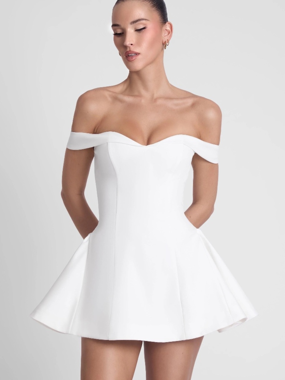 Leau Raquel Babydoll Corset Mini Dress